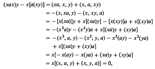 deriving a Moufang identity from alternativity