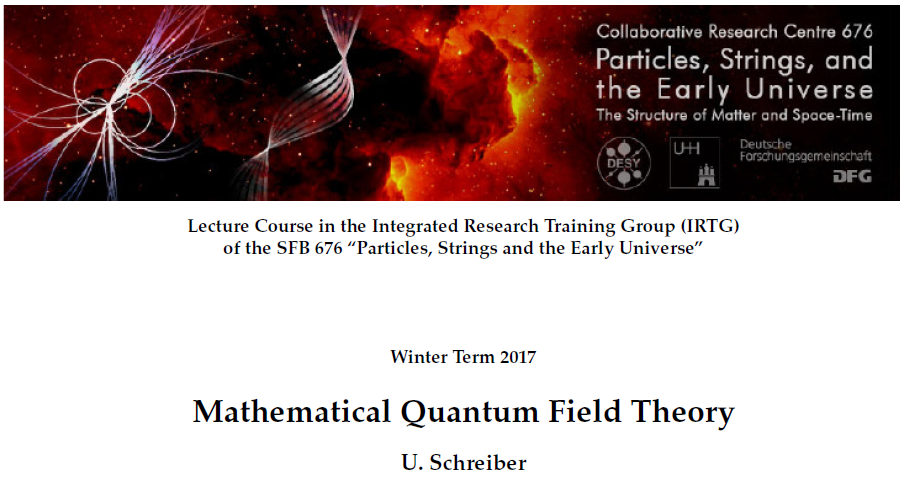 Mathematical Quantum Field Theory Lecture Series